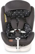 Дитяче автокрісло Lorelli LUSSO SPS Isofix black crowns (0-36 кг)